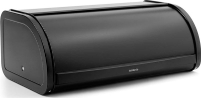 Kuti buke Brabantia Roll Top, kapak rrëshqitës, Matte Black, e zezë