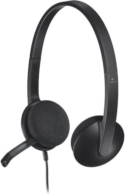 Kufje me mikrofon Logitech H340