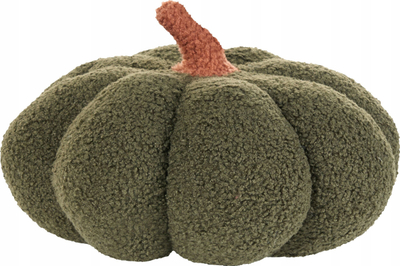 Jastëk dekorativ Pumpkin, 28 cm, material bouclé, jeshil