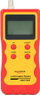 Tester kabllosh DeLOCK 86108, me LCD, për rrjet edhe USB, i kuq me të verdhë