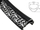 Felne biçiklete Alexrims MTB MD23, 29\", 36 vrima, Tubeless Ready, e zezë
