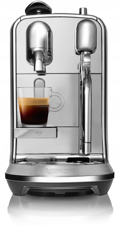 Aparat kafeje me kapsula Nespresso Sage Creatista Plus SNE800BSS, presion i lartë, shkop avulli automatik, argjendtë