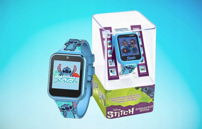 Orë inteligjente për kalamaj KiDS Licensing Stitch LAS4027, ekran me ngjyra, kamerë, blu