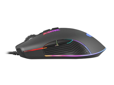 Maus gaming Fury Scrapper NFU 1699, 6400 DPI, RGB, i zi