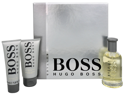 Set Hugo Boss, Eau de Toilette Boss No. 6 100 ml + balsam pas-rroje 75 ml + xhel dushi 50 ml