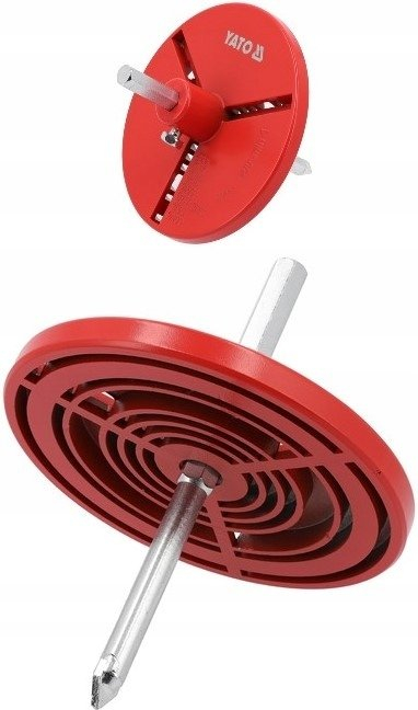 Disk udhëzues për stërvitje YATO YT-43919, për korona 33-103 mm, metal, i kuq