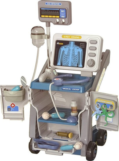 Set lodër doktorsh Leantoys Medical Equipment, me tinguj, rozë