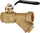 Valvul sferike me filtër i pjerrët Hydroland Titan ZKWF-PP-20, 3/4", 20 mm, metalike