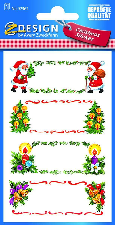 Set ngjitësesh Zdesign Christmas, 4 copë