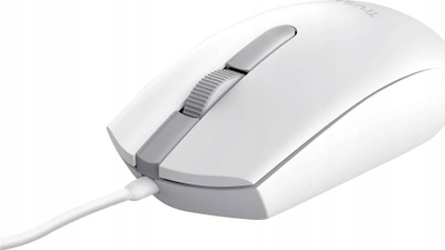 Mouse Trust TM-101W, optik 1200 DPI, USB, i bardh