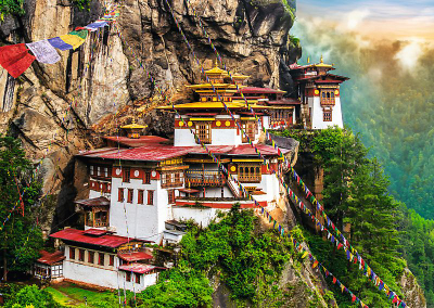 Puzzle Trefl Red Tiger's Nest Bhutan, 2000 copa, 96 x 68 cm, shumëngjyrësh