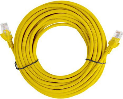 Kabllo rrjeti Lanberg PCU5-10CC-2000-Y, RJ-45 në RJ-45, Cat 5e, 20m, e verdhë