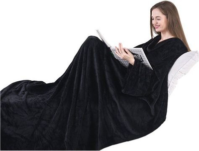 Batanije DecoKing Ierna TV, mikrofiber, 200x170cm, e zezë