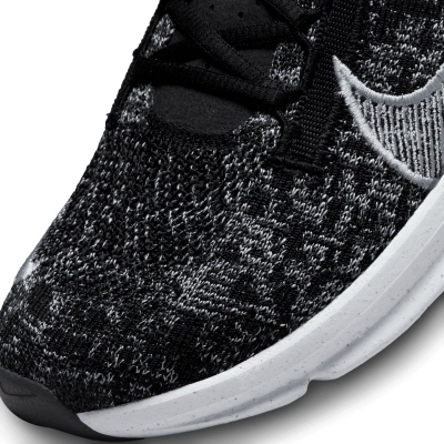 Atlete Nike SuperRep Go 3 Flyknit për palestër, Black Pure Platinum