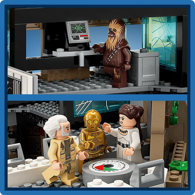 Set ndërtimi LEGO Star Wars 75365 Yavin 4 Baza Rebele, 1066 copë, 8+ vjeç, shumëngjyrësh