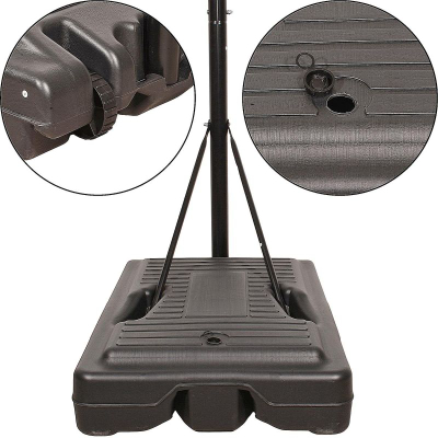Kosh basketbolli Enero Junior Adjustable, 1.9 2.6m, me rrota, i zi