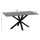 Tavolinë e rrumbullakët SYNTEC, gur sintër, Ø115×75 cm (HM9309.01), zezë