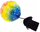 Lodër top me litar Roost Bungee Ball, me Velcro, ngjyra rainbow
