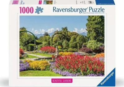 Puzzle Ravensburger Beautiful Gardens Park of Villa Pallavicino Stresa Italy, 1000 pjesë, për të rritur, shumëngjyrëshe