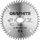 Teh sharrë GRAPHITE 55H685, 160mm, 48 dhëmbë, i argjendtë