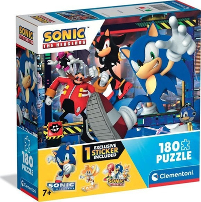 Сложувалка Clementoni Super Colour Sonic, 180 парчиња, повеќебојна