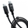 Kabllo karikimi 3MK Hyper Cable, USB C në USB C, 100W, 1m, e zezë
