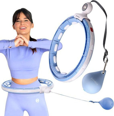 Set hula hoop magnetik HMS HHM15, me top graviteti, me brez mbështetës, rozë