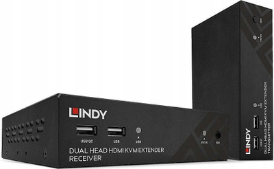 Adapter HDMI USB RS232 Lindy Extender Cat6, der me 100m