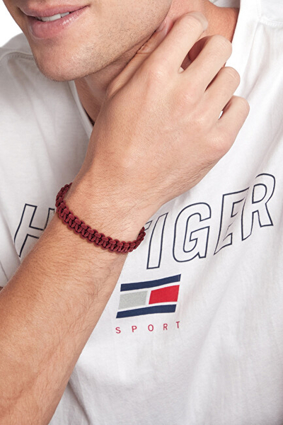 Byzylyk për meshkuj Tommy Hilfiger Paracord, i kuq