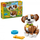Set lodrash LEGO Cute Animals Playful Puppy 31382, qenush ndërtues, shumëngjyrësh