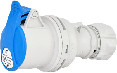 Set prizë dhe spinë Eti ES 1632, 16A 230V, 2P+PE IP44, portokalli