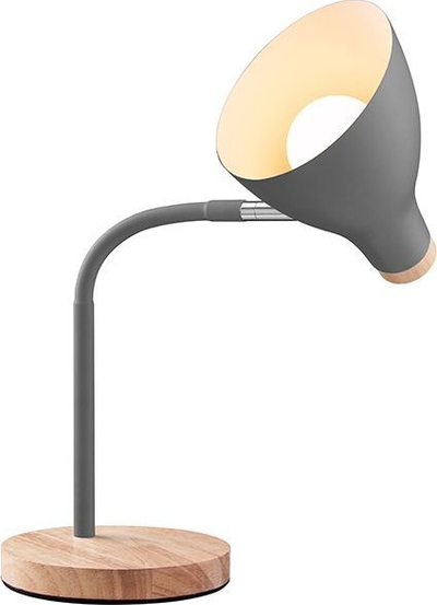 Lampë tavoline Tracer Scandi Grey TRAOSW47236, E27 40W, gri