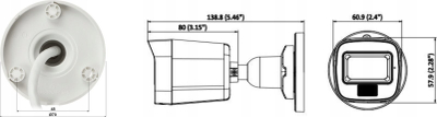 Kamerë IP Hikvision DS-2CD1021G2-LIU, 2MP 1080p, lentë 2.8mm, e bardhë