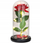 Декор вечна роза Lamex Eternal Rose in Glass, 22 cm, со LED осветлување, проѕирен
