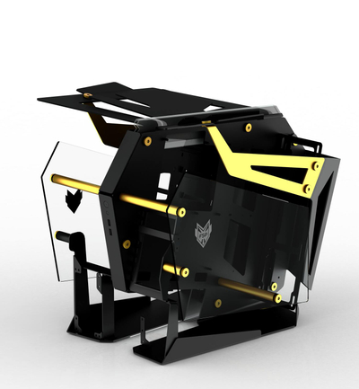 Kasë PC FSP T-Wings CMT710, e zezë