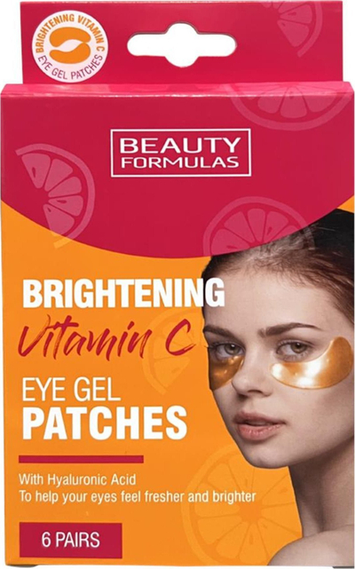 Peceta xheli për sy Beauty Formulas Brightening Vitamin C, 6 copë