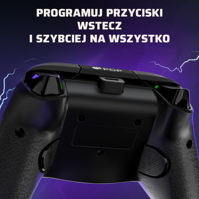 Kontroller PDP XS Rematch, me kabllo, i zi / i gjelbër