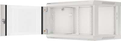 Kabinet muror rrjeti Lanberg WF01-6406-10S, 19", 6U, gri