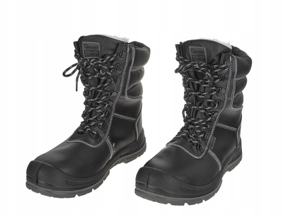Çizme pune dimërore Geko S3, të izoluara, madhësia 43, të zeza