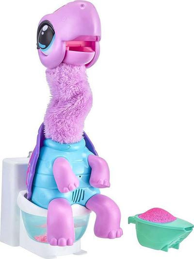 Lodër breshkë interaktive Cobi Little Pets, 33 cm, vjollcë
