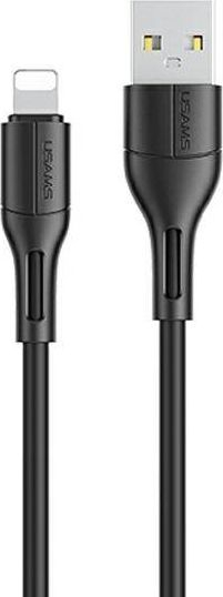 Kabllo USB Usams SJ500USB01, USB A në Lightning, 1 m, e zezë