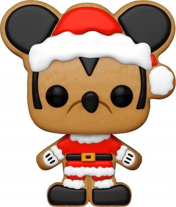 Figurë koleksionuese Funko POP Disney Holiday Gingerbread Santa Mickey, 9.5cm, vinil, shumëngjyrëshe