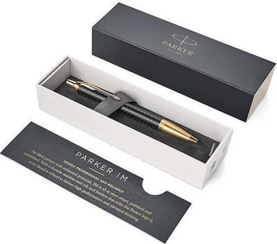 Stilolaps Parker IM Premium, ballpoint, trup metal, i zi me detaje me ar
