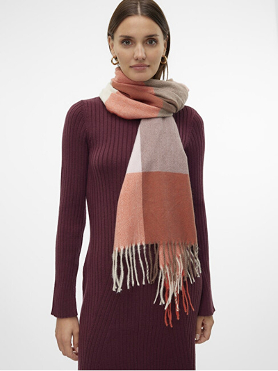 Shall për femra Vero Moda VMELLEN 10313637, ngjyrë Burnt Sienna