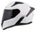 Helmetë moto Cassida Aero Solid 2026, integrale, polikarbonat, e bardhë e zezë