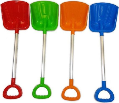 Lodër lopatë rëre Premium Plastik Polska 60cm, plastike me hekur, shumëngjyrëshe