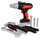 Set veglash lodër Tools Set, 25 copë, çantë me rrip, i zi portokalli