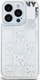 Маска за телефон DKNY Liquid Glitter Checkered, за iPhone 15 Pro, проѕирна