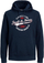 Duks Jack&Jones PLUS JJELOGO Regular Fit, i kaltër, 4XL