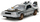 Model makine diecast Jada Toys Back to the Future 3 Time Machine Model 4, 1/24, metalik, gri